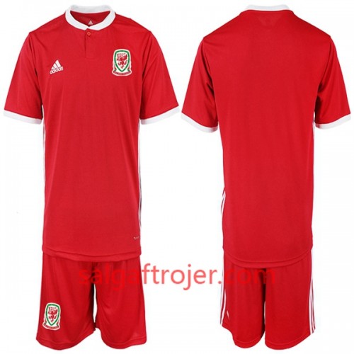 Wales Fodboldtrøjer Børn Hjemmebanesæt 2018/19 Kort ærmer Wales Fodboldtrøjer Børn Hjemmebanesæt 2018/19 Kort ærmer